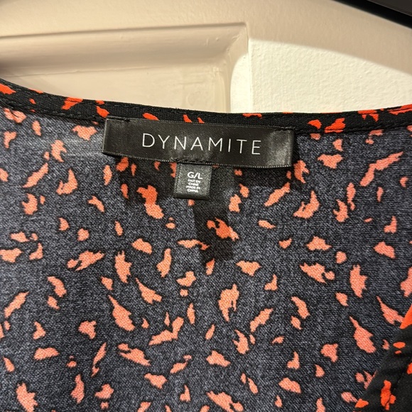 Dynamite black and red mini dress - Picture 4 of 5